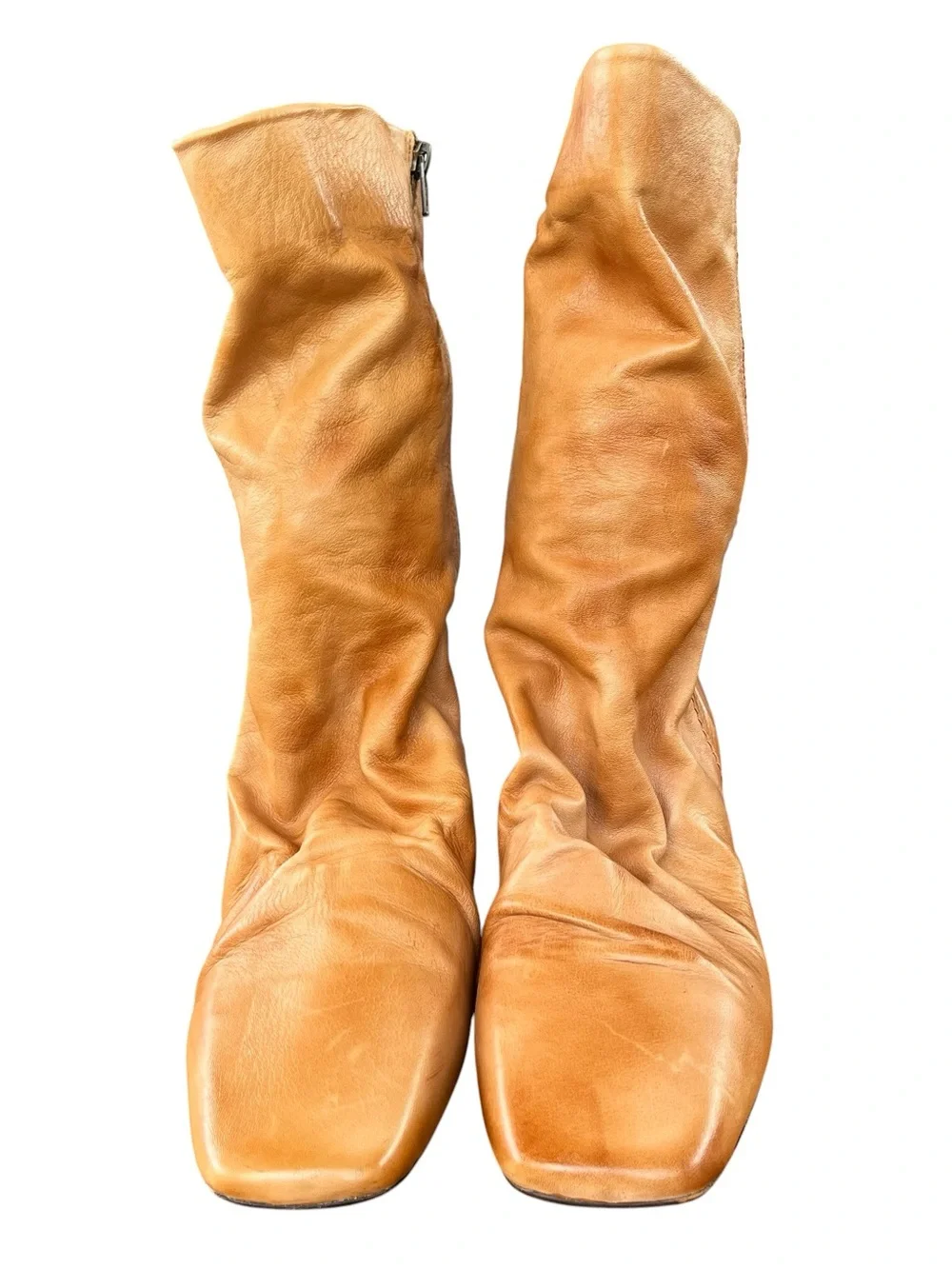 Free People Mercella Square Toe Slouchy Boots Size 39 US 8.5